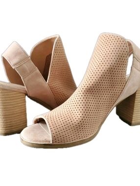 NEW Cole Haan Callista Open Toe Sling Pink Heels
